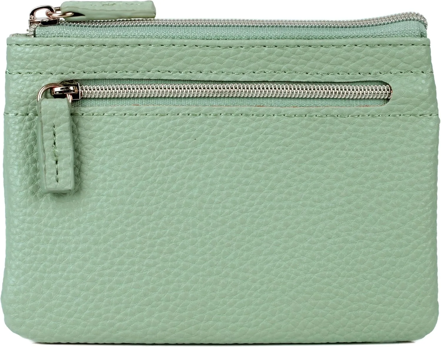 Julia Buxton Solid Pebble Vegan Leather Lg ID Coin Case