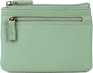 Julia Buxton Solid Pebble Vegan Leather Lg ID Coin Case