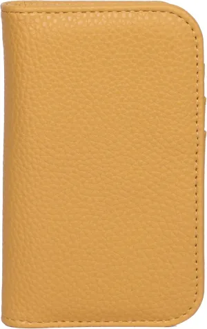 Julia Buxton Solid Pebble Vegan Leather Snap Card Case