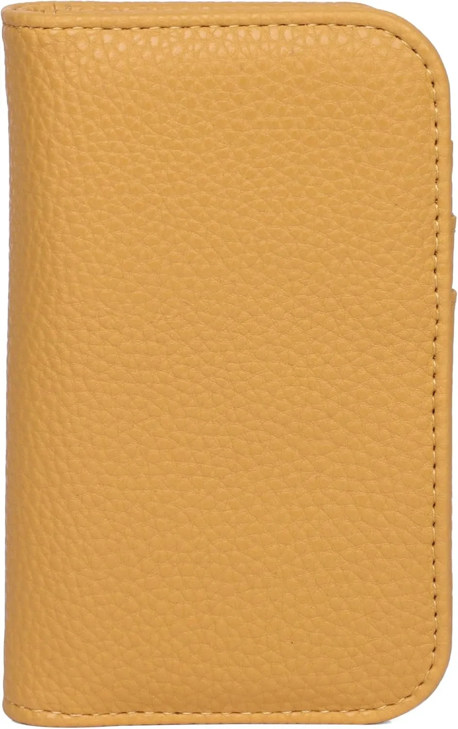 Julia Buxton Solid Pebble Vegan Leather Snap Card Case