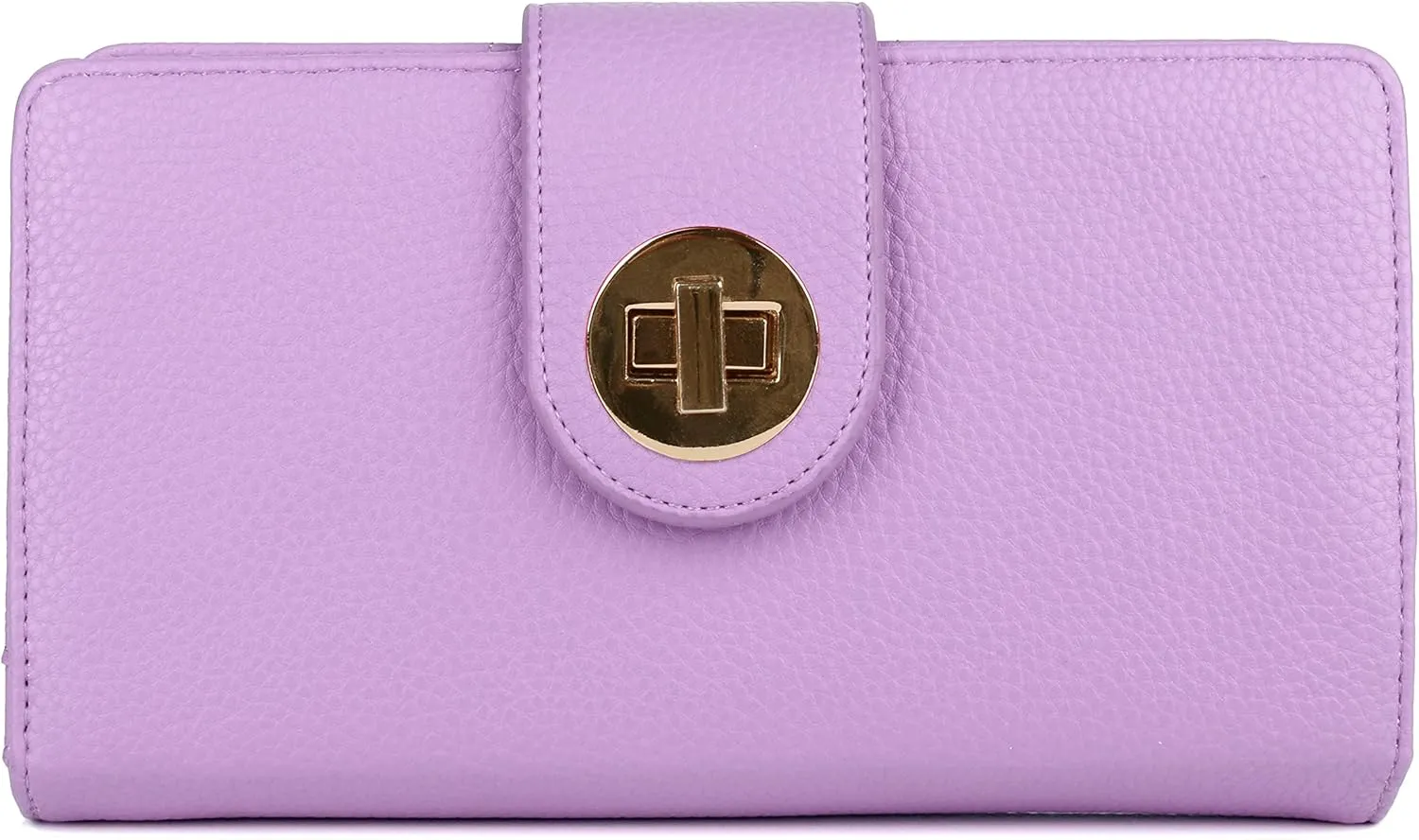 Julia Buxton Vegan Leather Super Wallet Lilac