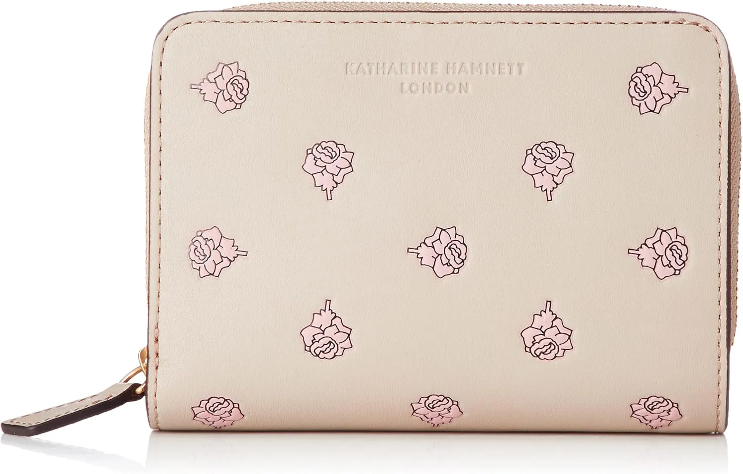 KATHARINE HAMNETT LONDON(キャサリンハムネット ロンドン) Women's Wallet Bi-Fold Zipper Coin Purse