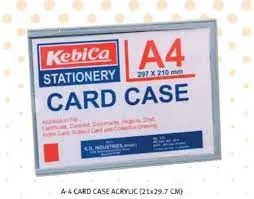 Kebica A4 Size (8.27 × 11.69 inches) Magnetic Sign Holder Frame. Perfect for Store Office School
