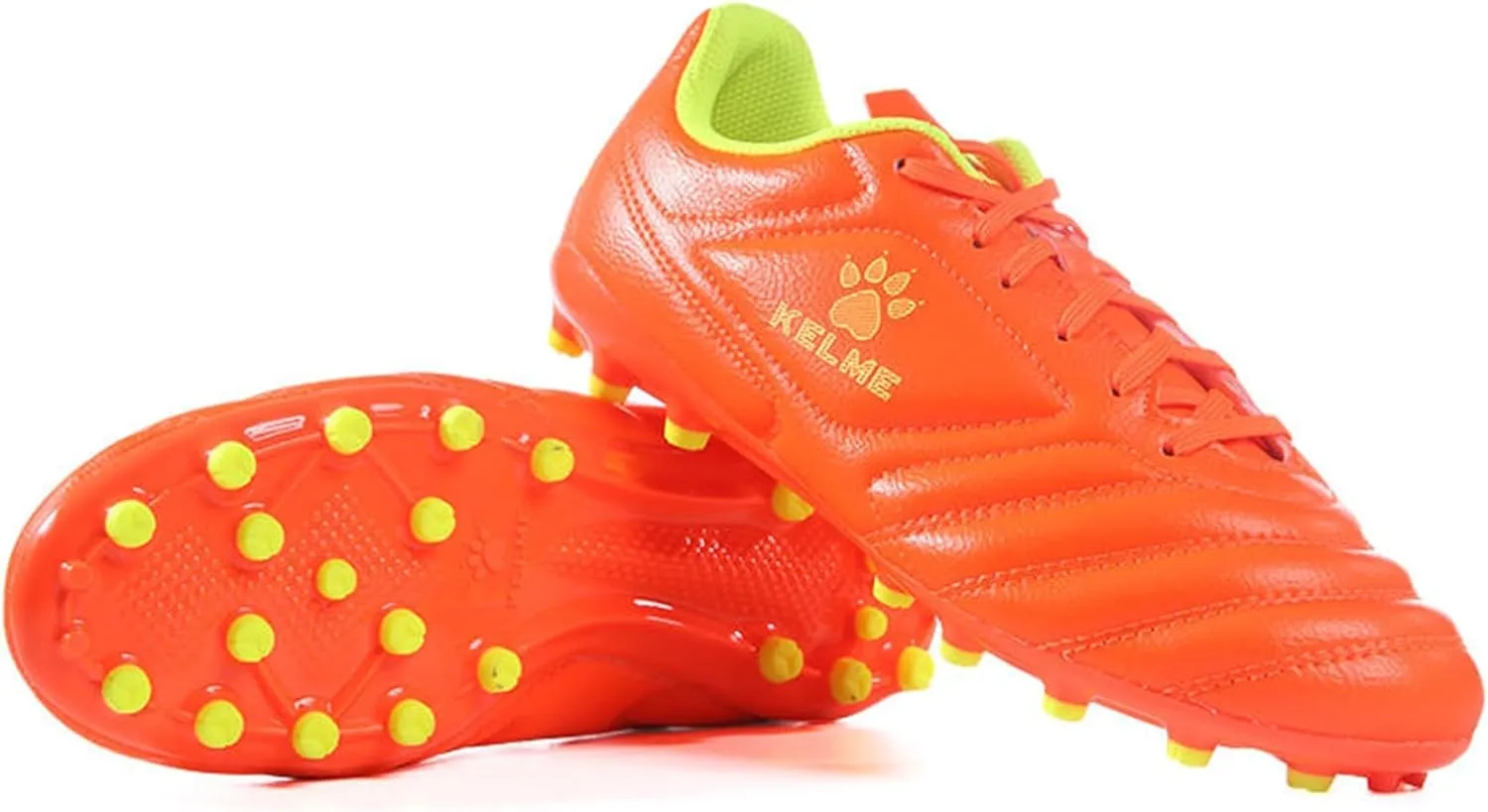 KELME K-Fighting AG Soccer Cleats, Microfibre Leather, Mens Womens Unisex Outdoor Soccer Shoes, Artificial Grass Football, Youth