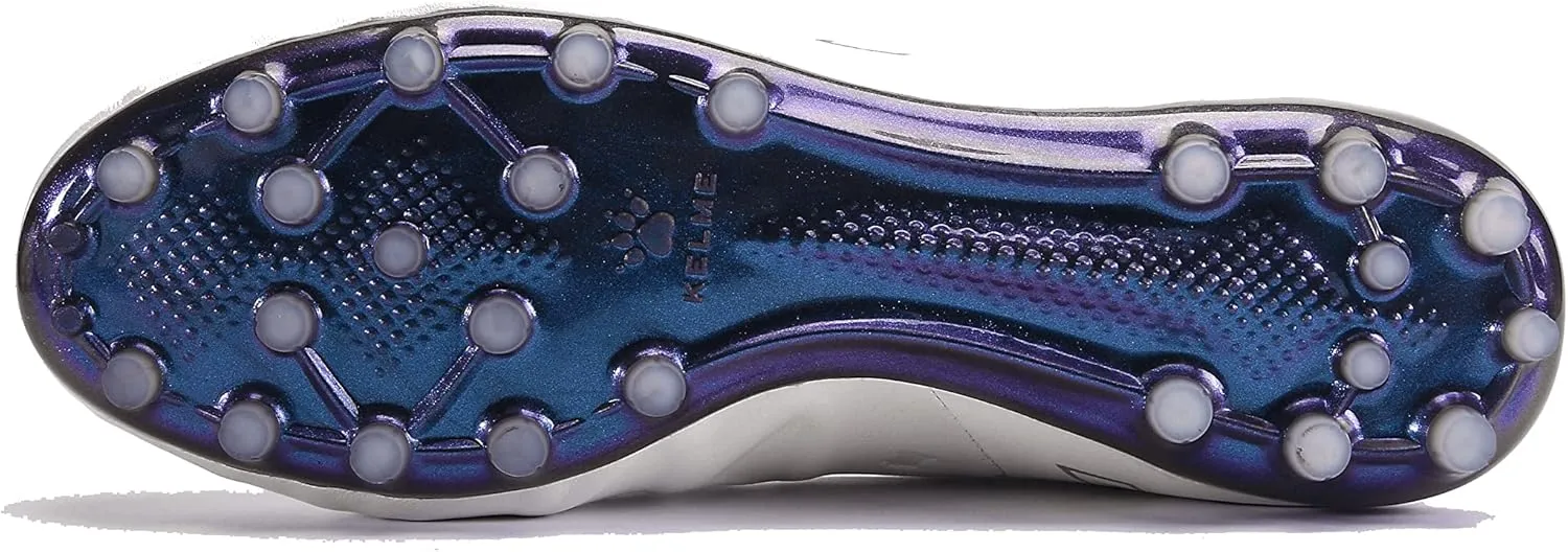KELME Soccer Cleats Calfskin Leather Men's and Women's - Soccer Shoes Outdoor/Indoor Unisex Adult Sizes - Artificial Grass AG