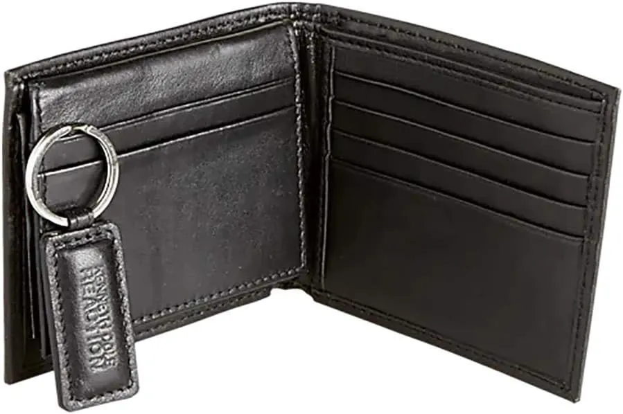 Kenneth Cole Reaction Genuine Leather Wallet Black
