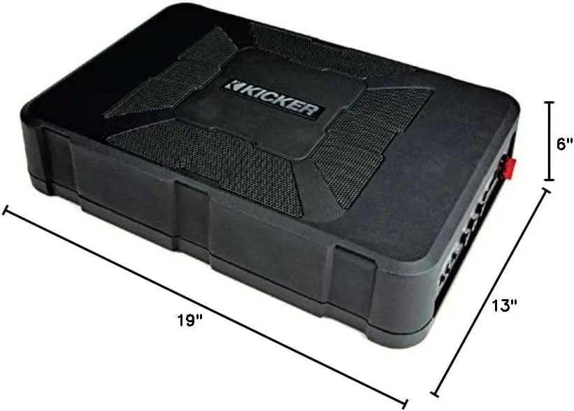 Kicker 11HS8 Hideaway Compact 8in Powered HS8 Sub Box (Renewed)