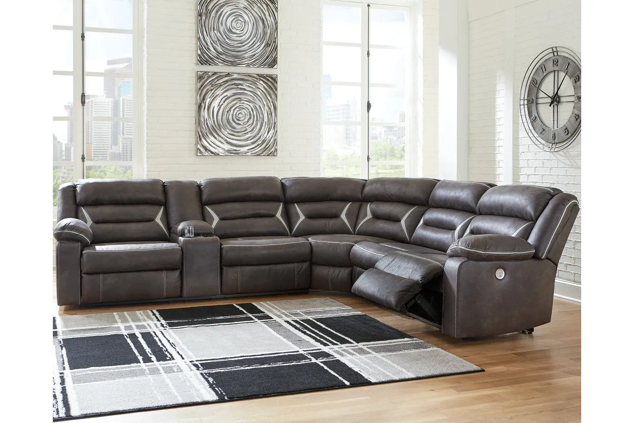 Kincord 4-Piece Power Reclining Sectional - 13104S4