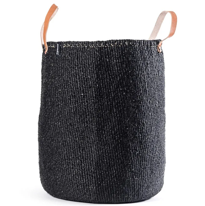 Kiondo market basket | Black with handles XL
