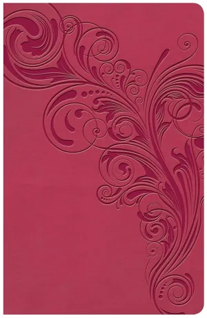 KJV Large Print Personal Size Reference Bible, Pink Leathertouch Indexed, Red Letter, Pure Cambridge Text, Presentation Page, Cross-References, Full-Color Maps, Easy-to-Read Bible MCM Type Imitation Leather – Large Print, April 15, 2019