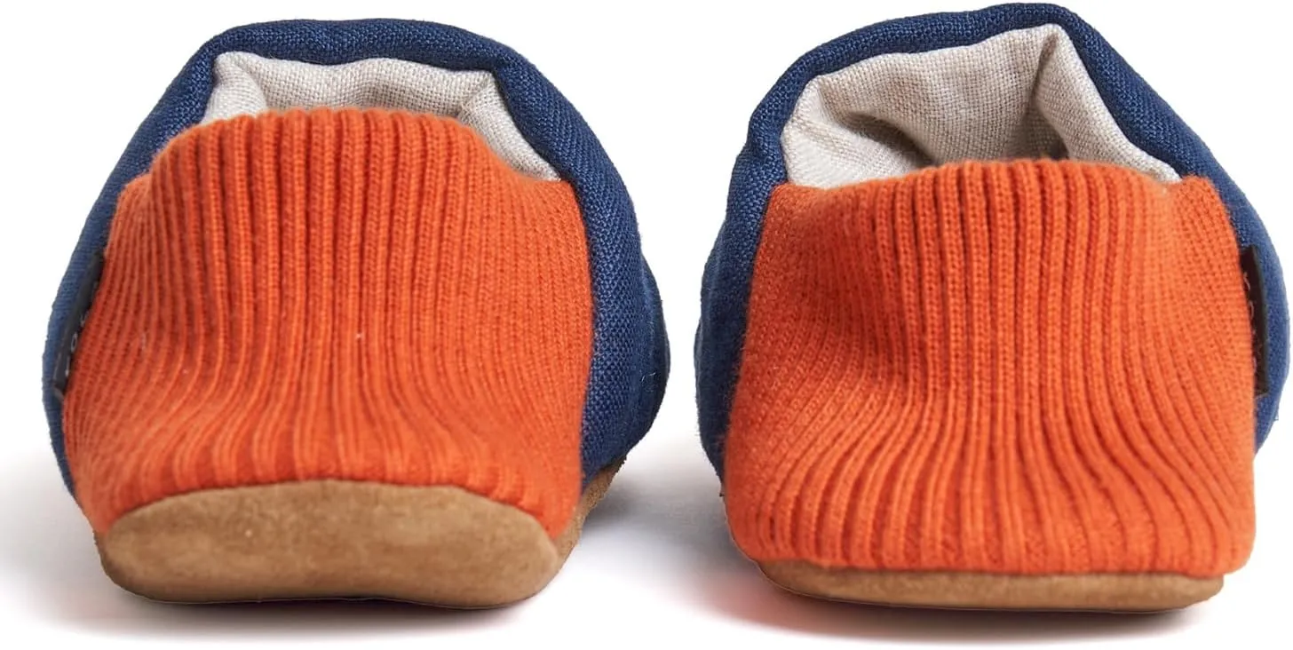 Kolo Linen House Shoes, Ultra-Soft Lining, Camel Suede Sole, For Men and Women