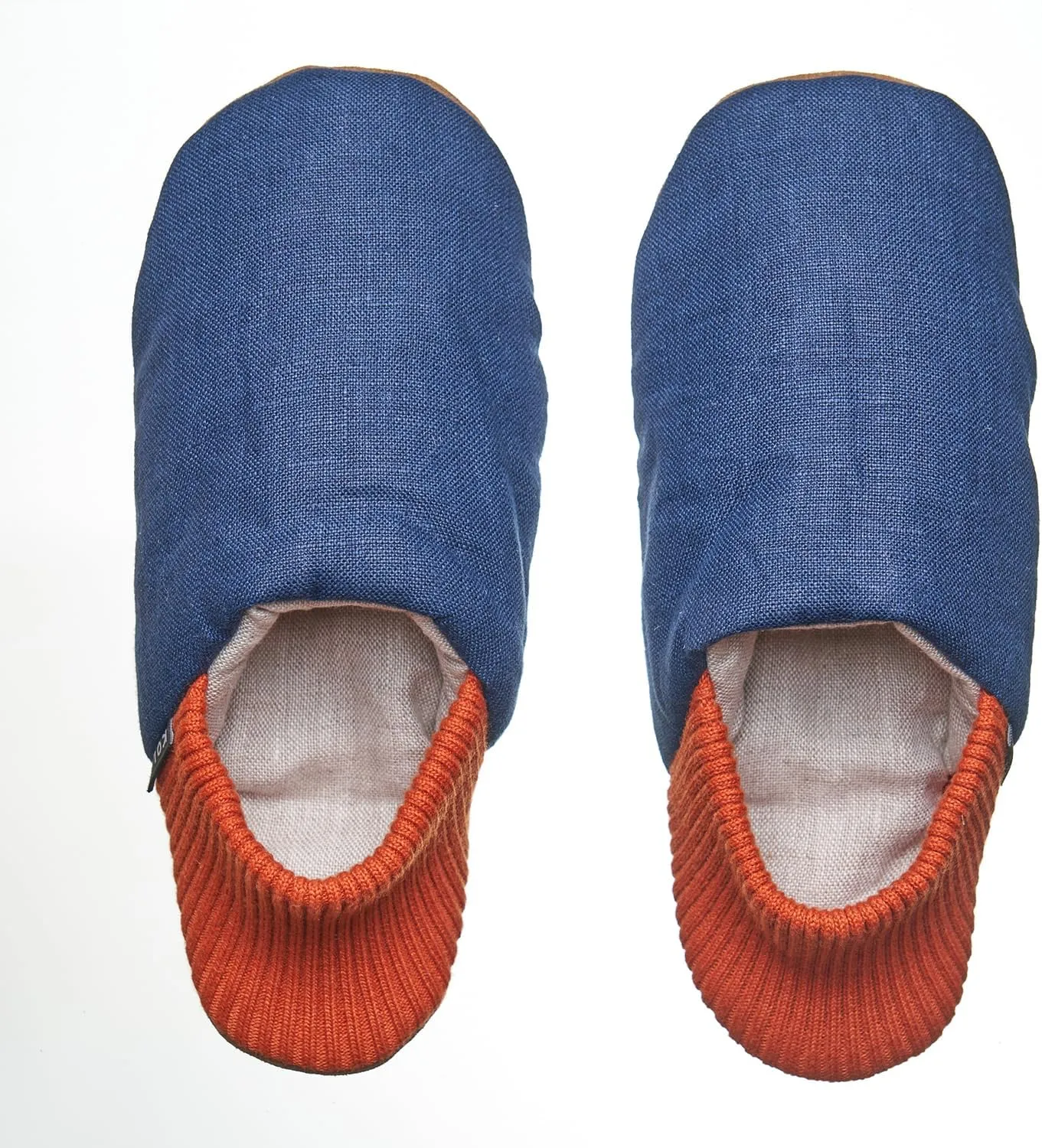 Kolo Linen House Shoes, Ultra-Soft Lining, Camel Suede Sole, For Men and Women