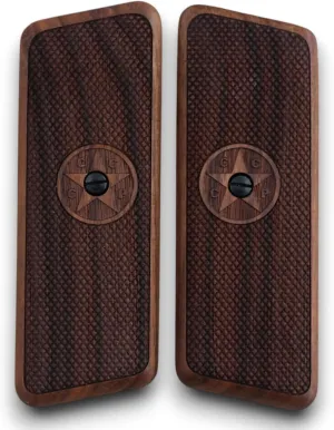 KSD Brand Diamond Pattern Walnut Grips Compatible for Tokarev TT-33 (KSD-01410)