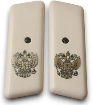 KSD Brand Ivory Acrylic Grips Compatible for Tokarev M 57 / TT-30 (KSD-01689)