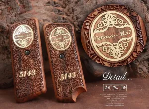 KSD Brand Tokarev TT-33 Compatible Walnut Grips (KSD-01540)