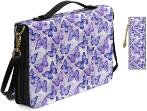Kuiaobaty Bible Protective Case for Women PU Leather Bible Carrying Bag Holy Bible Cover