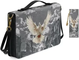 Kuiaobaty Bible Protective Case for Women PU Leather Bible Carrying Bag Holy Bible Cover