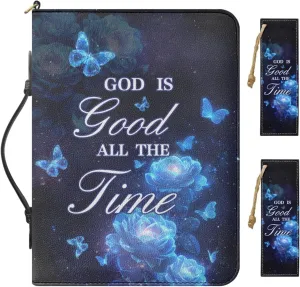 Large Bible Cover Case For Women Men Leather Bible Case With Bookmark Church Bag Book Carrying Case