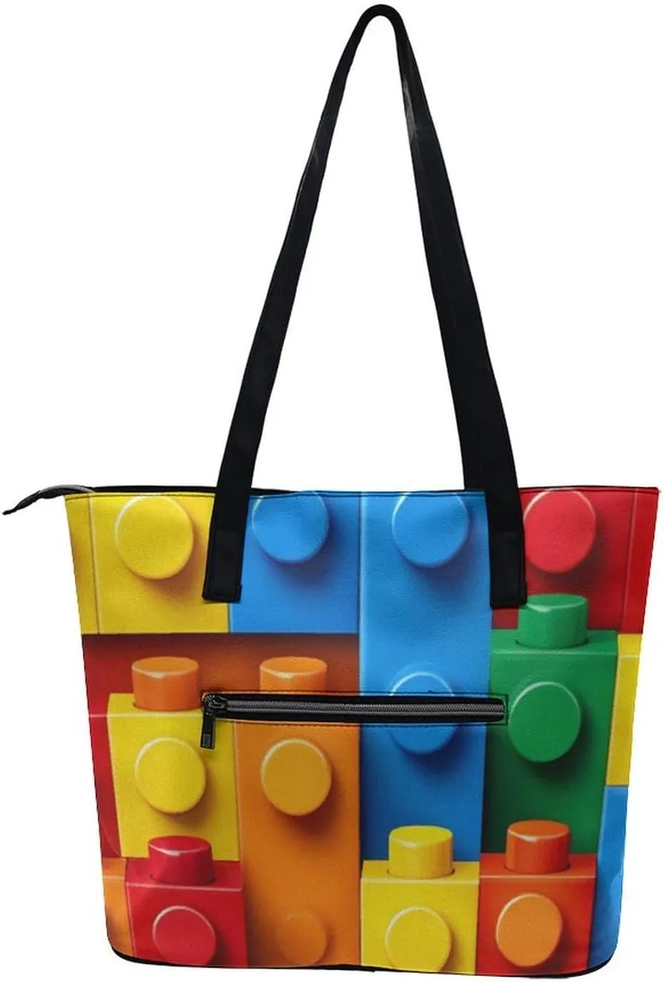 Large Leather Tote Bag Travel Work Daily Essentials Handbag For Women Men