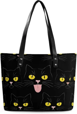 Large Leather Tote Bag Travel Work Daily Essentials Handbag For Women Men