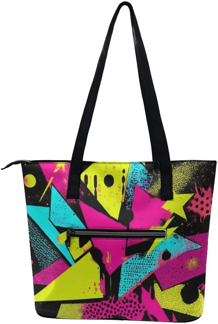 Large Leather Tote Bag Travel Work Daily Essentials Handbag For Women Men