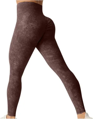 Lastesso Compression Leggings for Women High Waist Tummy Control Soft Workout Yoga Leggings Butt Lift 4 Way Stretch Yoga Pant