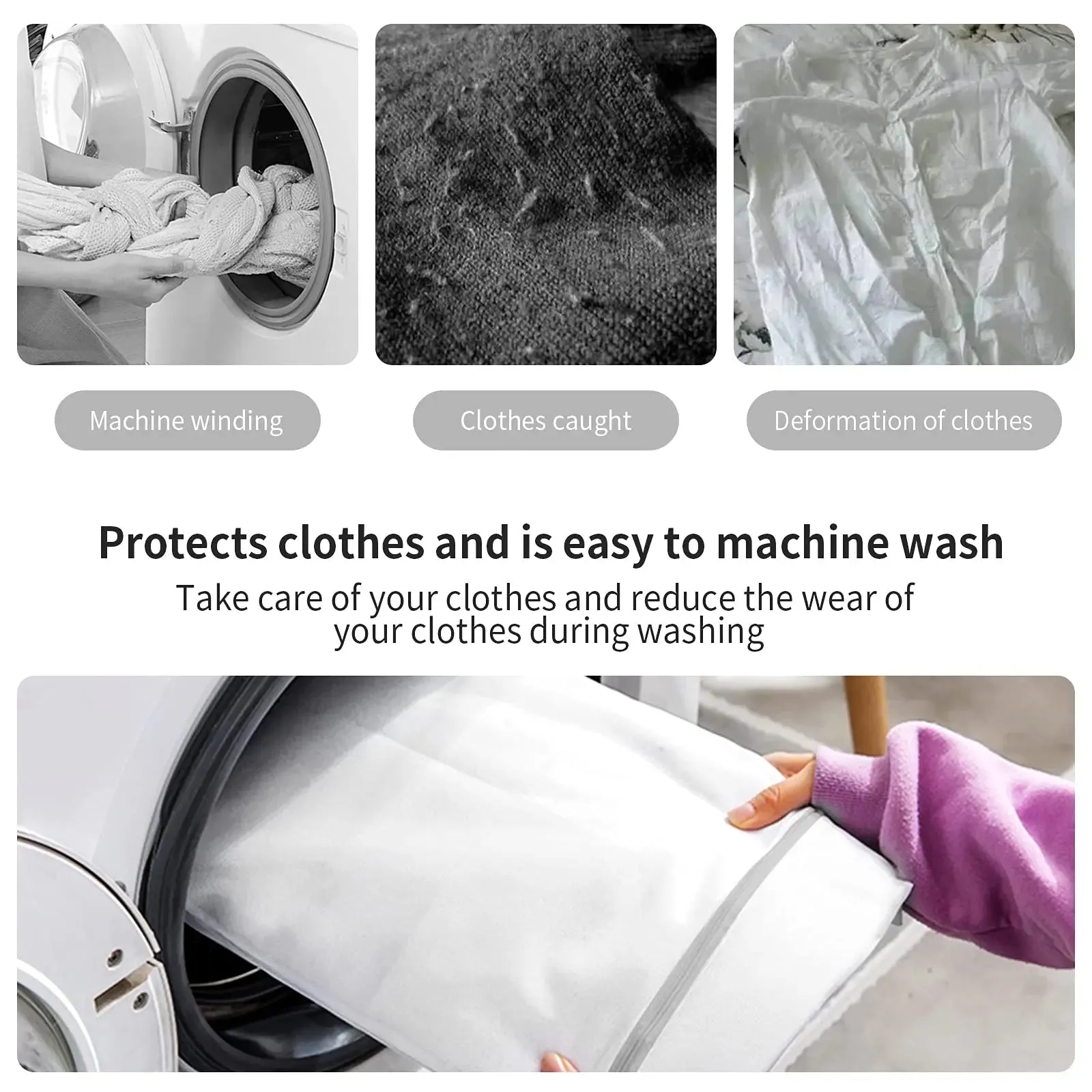 Laundry Bag: Mesh Wash Bag for Clothes & Shoes