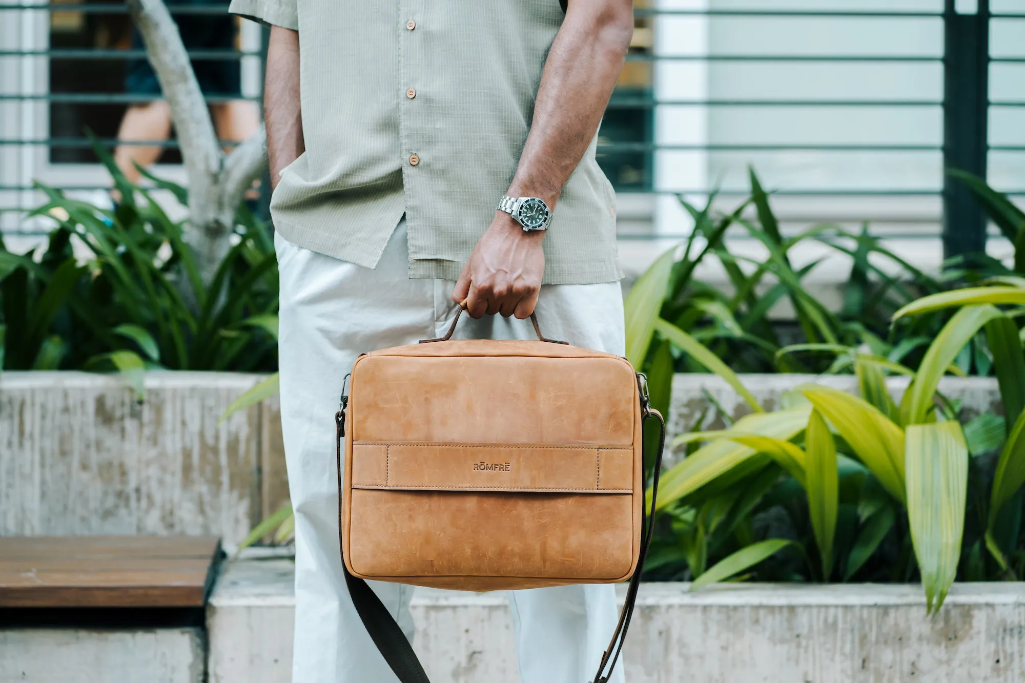 Leather CPAP Travel Bag