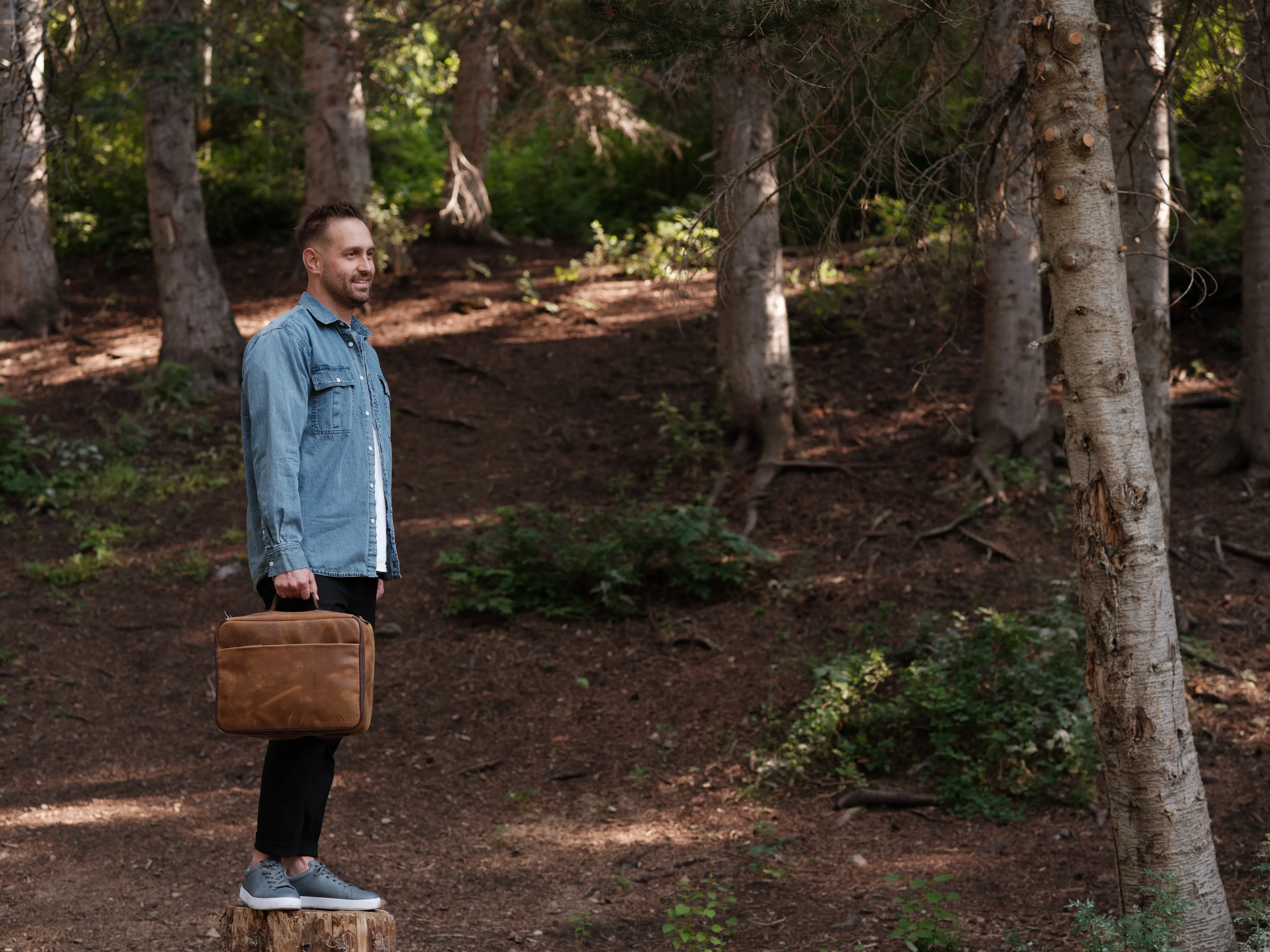 Leather CPAP Travel Bag