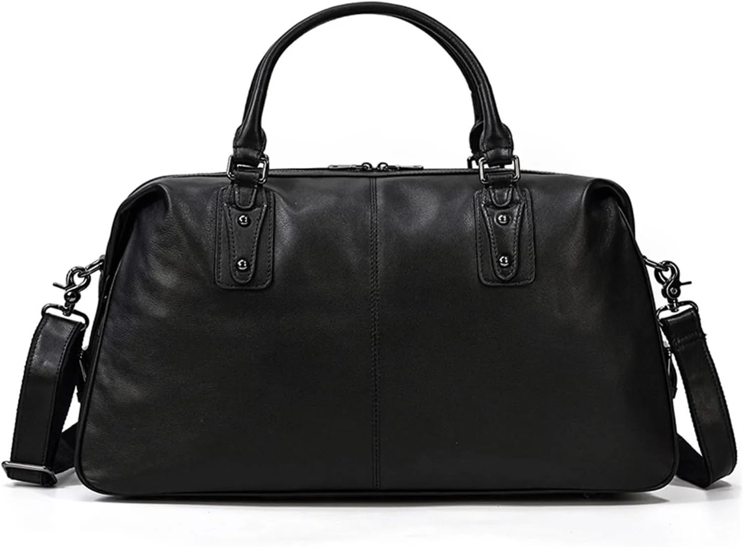 Leather Men's Travel Bag Short-distance Business Carry-on Bag Large-capacity Travel Fitness Bag Crossbody Bag