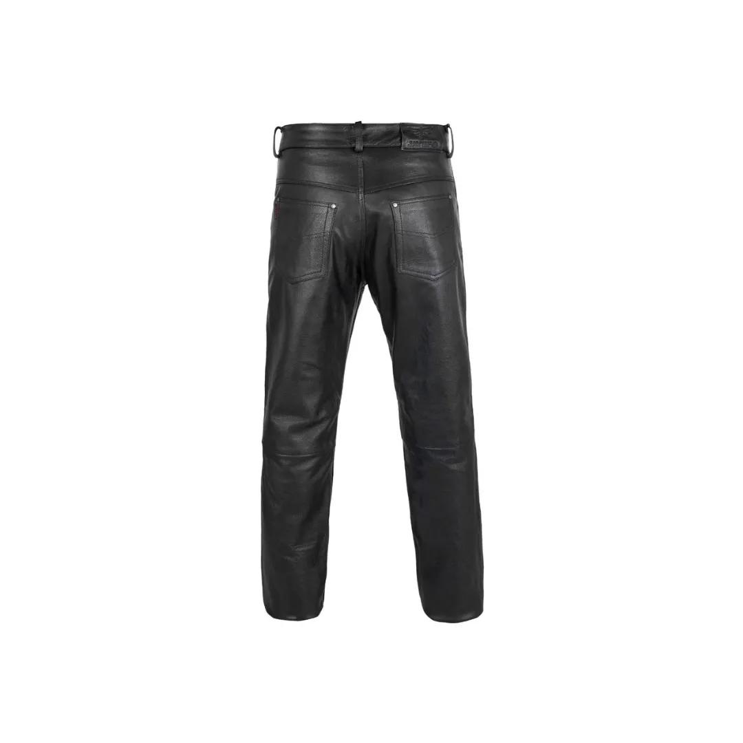 Leather Motorcycle Pants Men