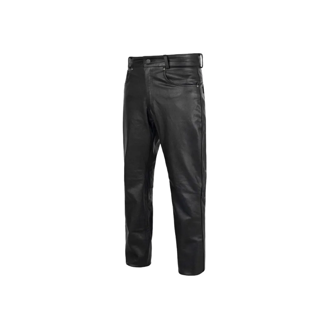 Leather Motorcycle Pants Men