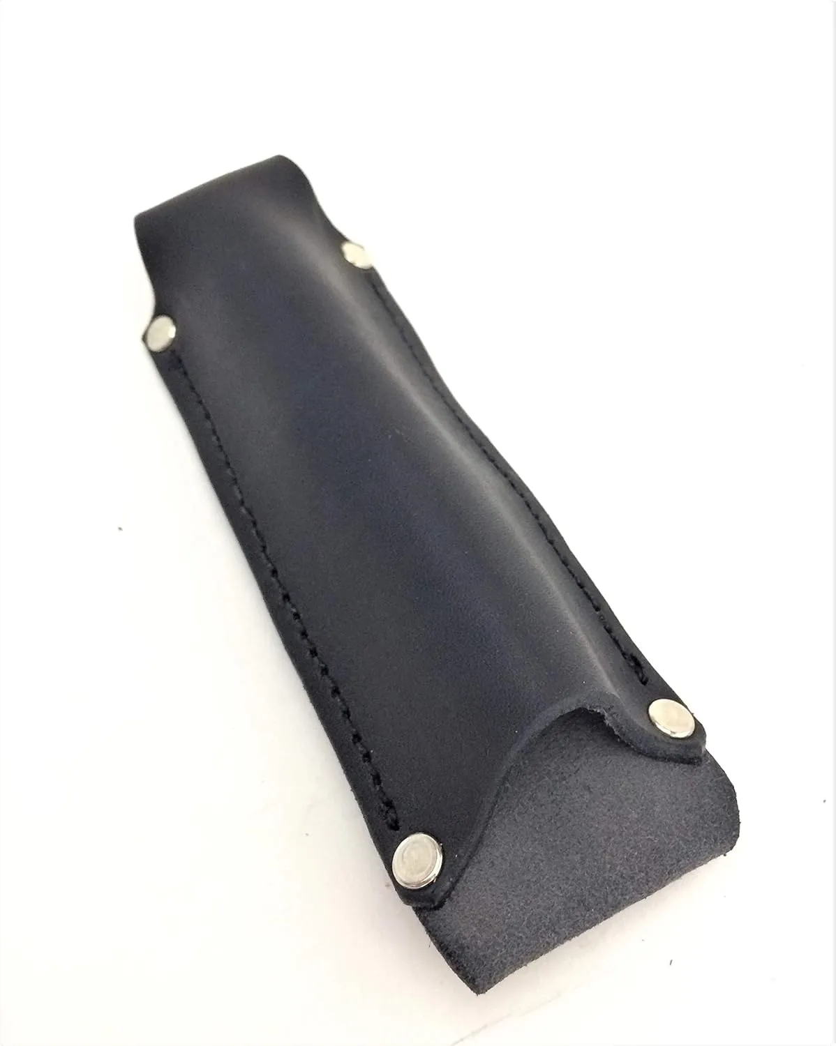 Leather Pen Light Flashlight Holster for Streamlight Stylus and other AAA battery LED Flashlights (Black)