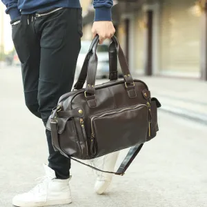 Leather shoulder messenger bag handbag bulk bag tide