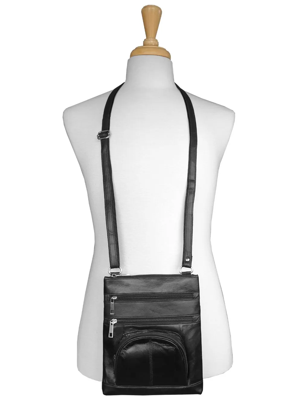 Leather Travel Bag - Cross Body or Neck Pouch - Holiday Holster RL177