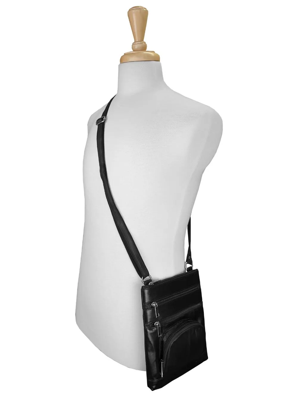 Leather Travel Bag - Cross Body or Neck Pouch - Holiday Holster RL177