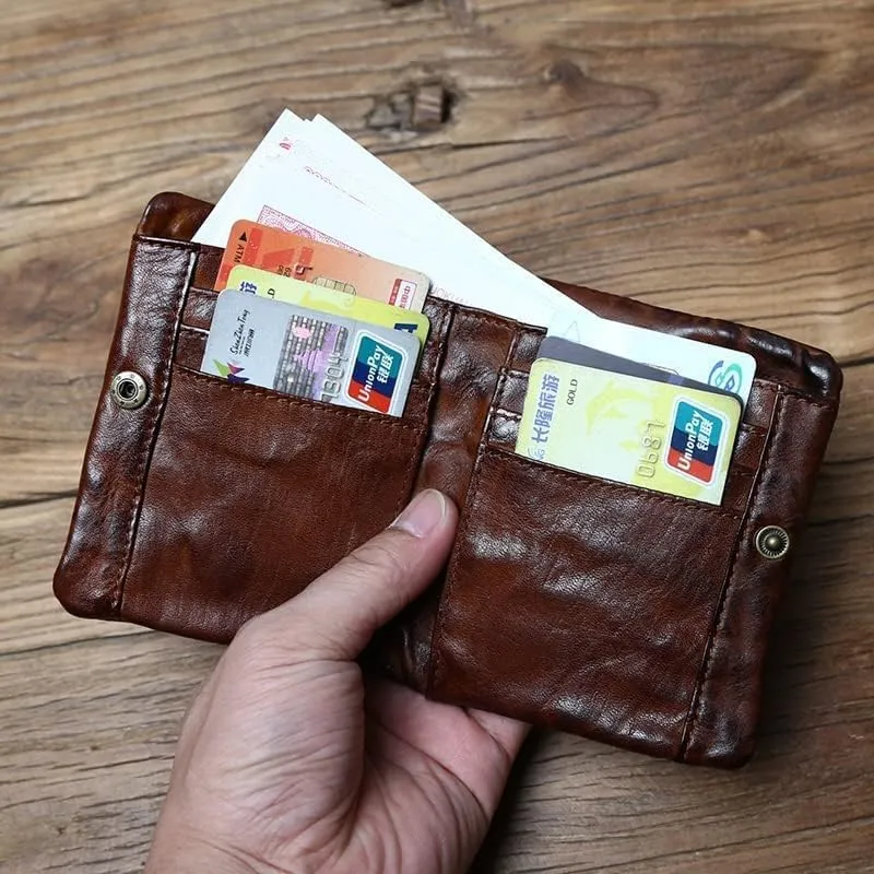 Leather Wallet Pu Leather Women's Wallet Retro Short Zipper Purse Clutch for Girls Large Capacity Fashion Coin Pocket Card Holder Large Capacity (Ye,9.5x11.5cm)