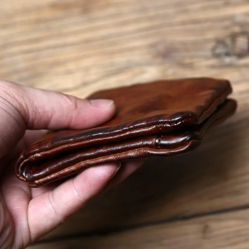 Leather Wallet Pu Leather Women's Wallet Retro Short Zipper Purse Clutch for Girls Large Capacity Fashion Coin Pocket Card Holder Large Capacity (Ye,9.5x11.5cm)