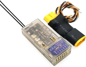 Lemon Rx DSMP 7-CH TELEMETRY STABILIZER & XT60 Energy Meter (DSMX/DSM2 Compatible) LMN0086XT60