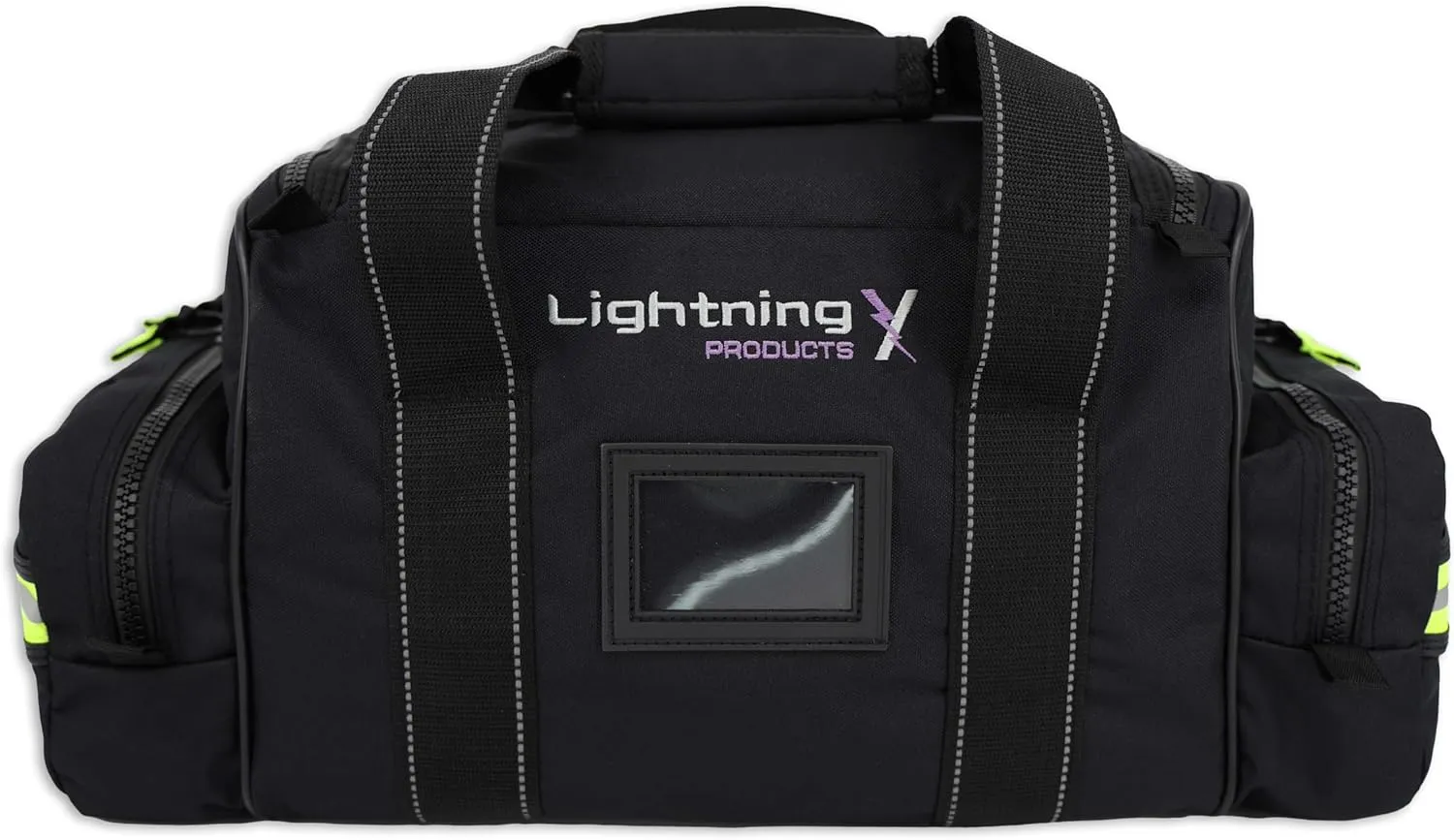 Lightning X Customizable Large EMT Medic First Responder EMS Trauma Jump Bag w/Embroidered Name - BLACK