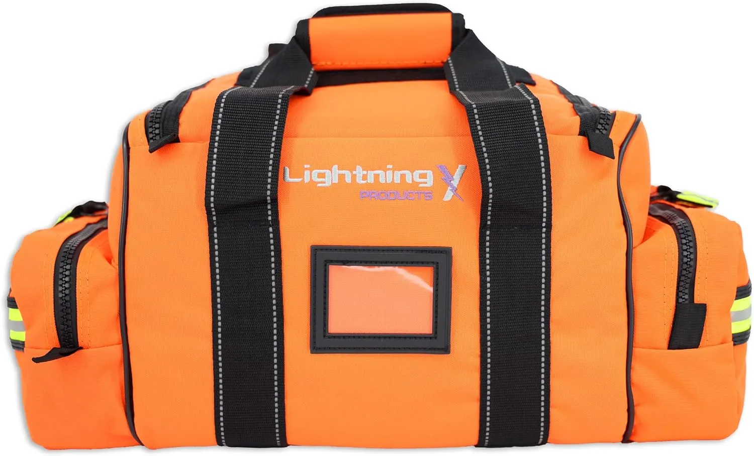 Lightning X Customizable Large EMT Medic First Responder EMS Trauma Jump Bag w/Embroidered Name - Orange