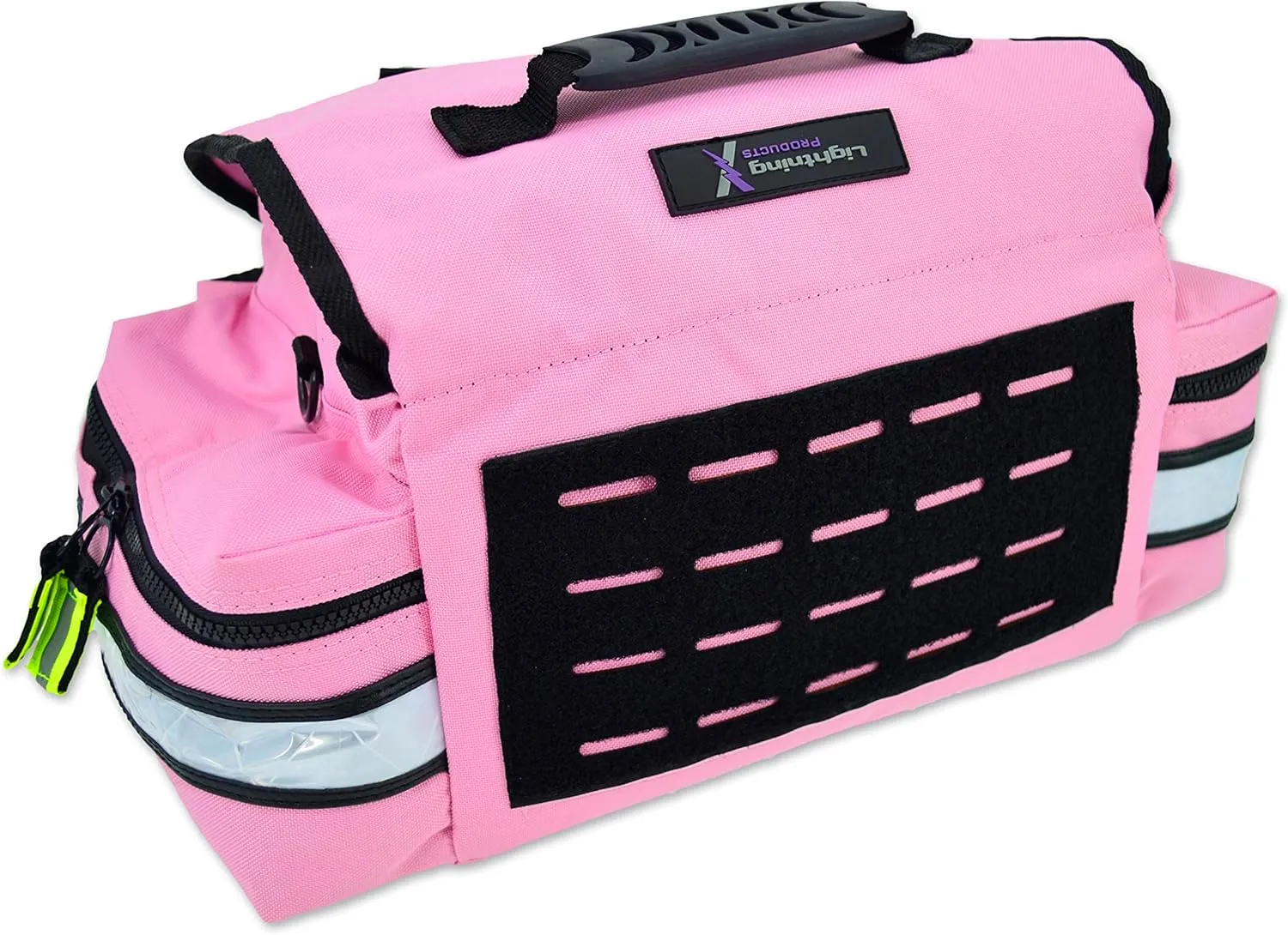 Lightning X Customizable Small Medic First Responder EMT Trauma Bag w/Embroidered Name Patch - PINK