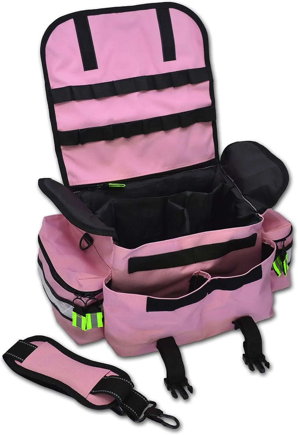 Lightning X Customizable Small Medic First Responder EMT Trauma Bag w/Embroidered Name Patch - PINK