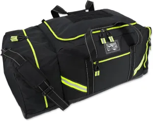 Lightning X Firefighter Premium 3XL Step-In Turnout Gear Bag - Black w/NO LOGO (Customizable)