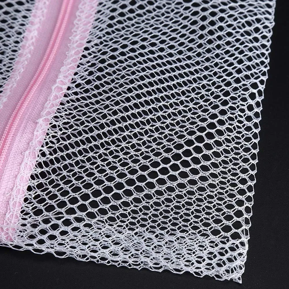 Lingerie Washing Bag Mesh Laundry Clothes Socks Underwear Bags Closure Organizer Travel Breathable (Coarse mesh 40 * 50cm)