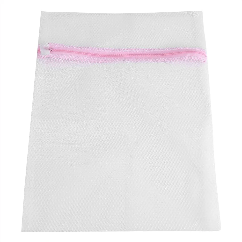 Lingerie Washing Bag Mesh Laundry Clothes Socks Underwear Bags Closure Organizer Travel Breathable (Coarse mesh 40 * 50cm)