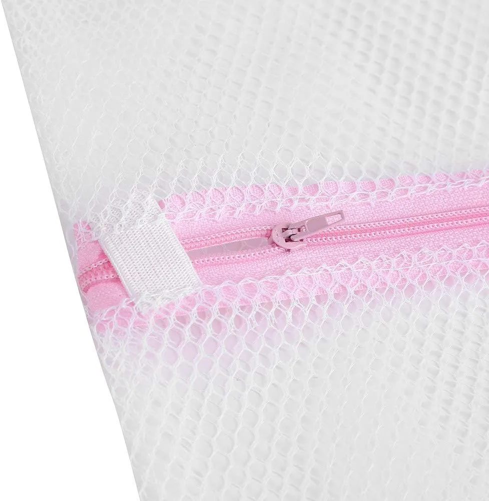 Lingerie Washing Bag Mesh Laundry Clothes Socks Underwear Bags Closure Organizer Travel Breathable (Coarse mesh 40 * 50cm)