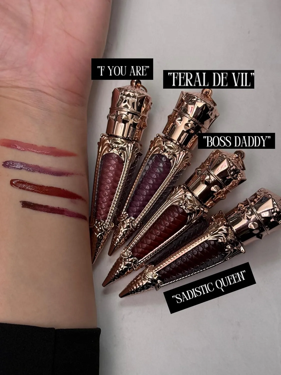 Lip Gloss - Rich Shade, Long-lasting, Moisturizing, and High Shine Finish, Lip Gloss for Women & Girls, Cruelty-Free and Non-Fading - (Sadistic Queen)