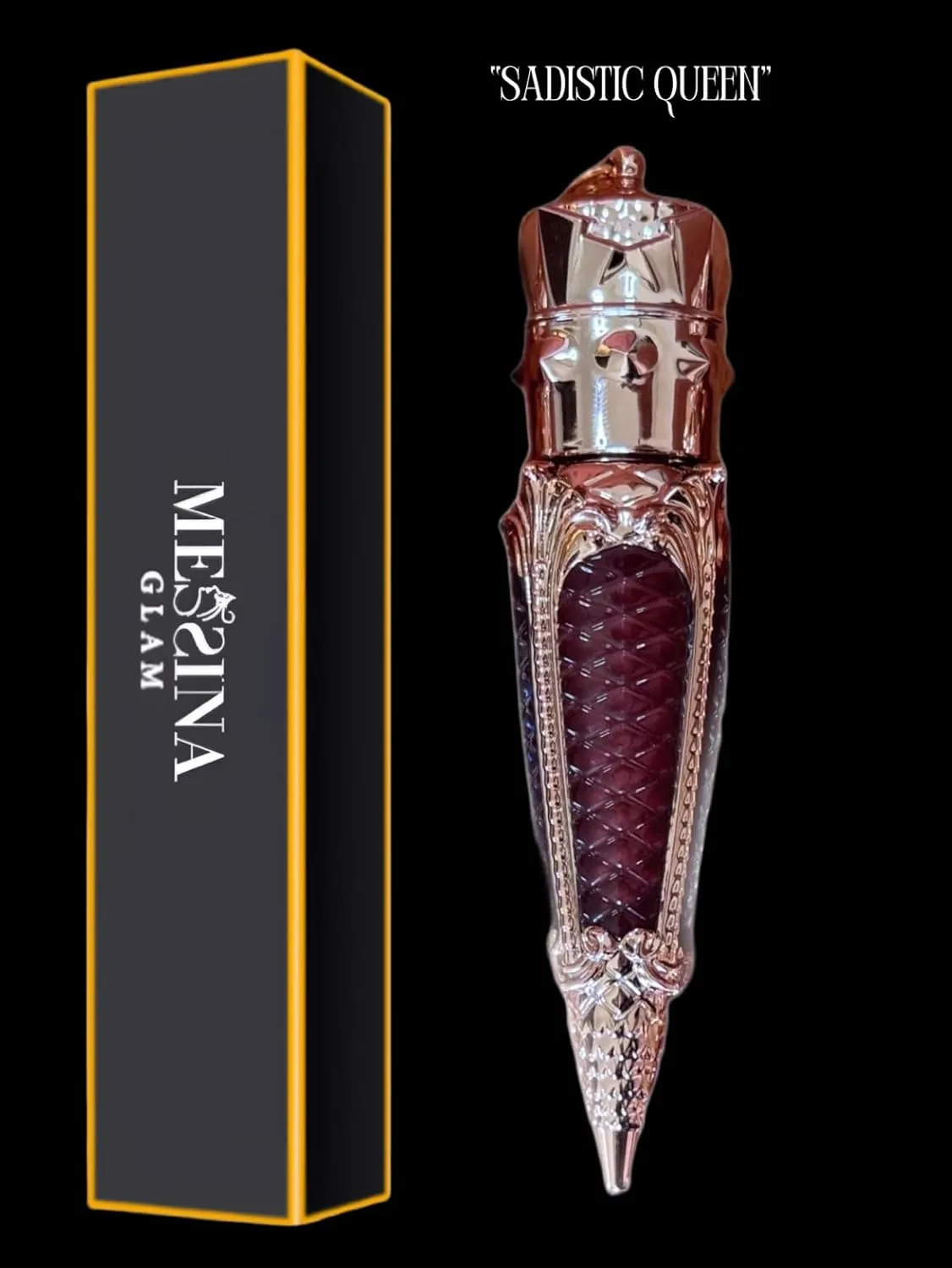 Lip Gloss - Rich Shade, Long-lasting, Moisturizing, and High Shine Finish, Lip Gloss for Women & Girls, Cruelty-Free and Non-Fading - (Sadistic Queen)