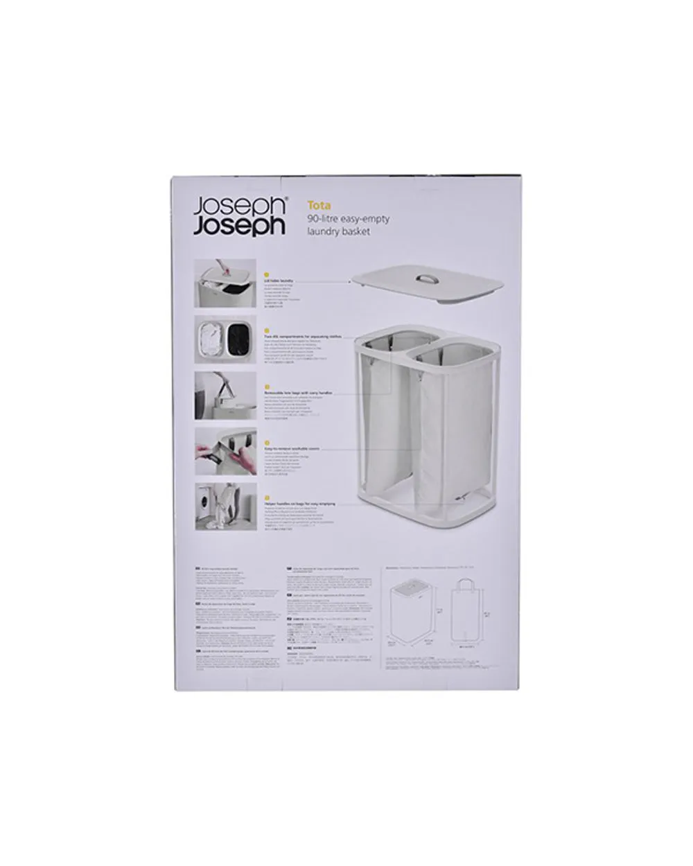 Liter Ecru Tota Trustworthy Joseph Basket Separation 90 Laundry Joseph Price-reduced